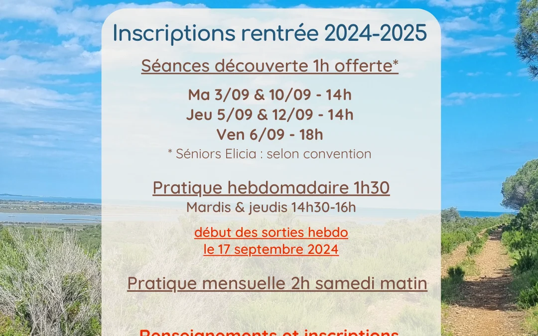 Agenda Rentrée 2024-2025