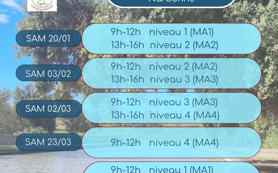 Stages d&rsquo;initiation marche afghane Jan à mai 2024