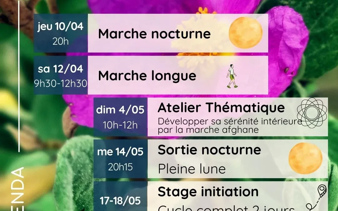 Agenda avril-mai 2025