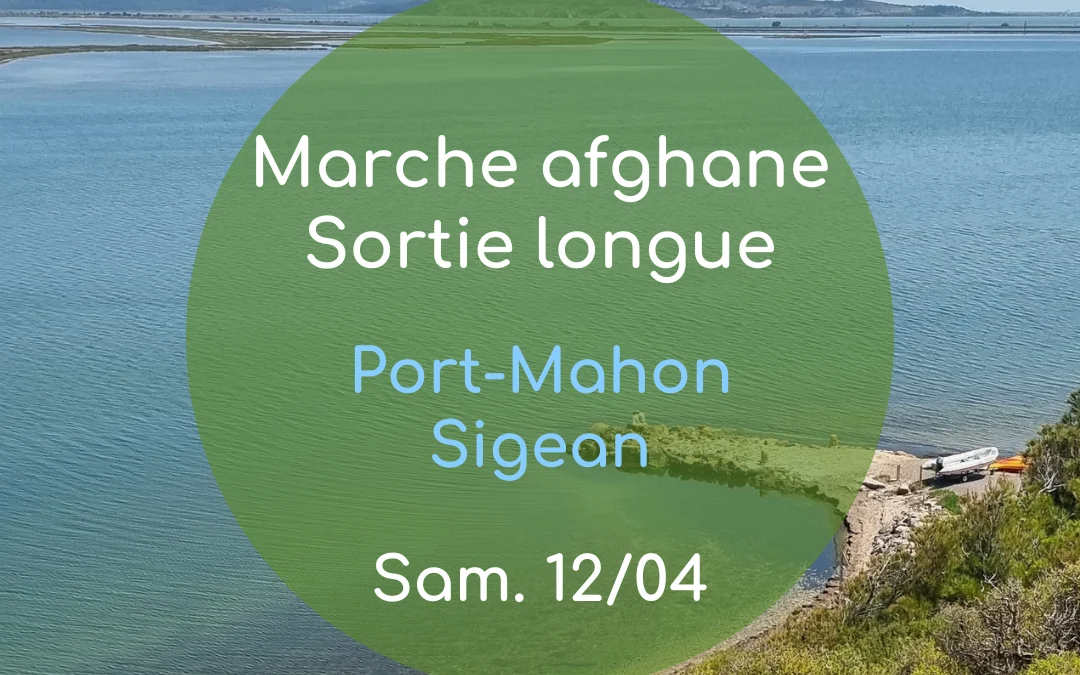 Marche afghane longue Sigean – avril 2025
